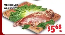 Top Food Supermarket Mutton Leg offer