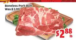 Top Food Supermarket Boneless Pork Butt offer