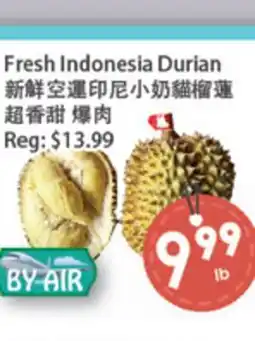 Fresh Palace Supermarket Fresh Indonesia Durian offer