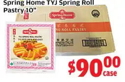 Top Food Supermarket Spring Home TYJ Spring Roll Pastry 10 offer