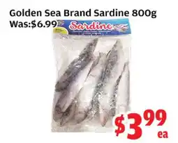 Top Food Supermarket Golden Sea Brand Sardine offer