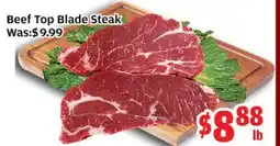 Top Food Supermarket Beef Top Blade Steak offer
