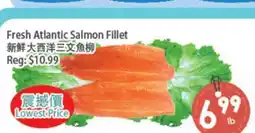 Fresh Palace Supermarket Fresh Atlantic Salmon Fillet offer