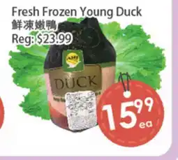 Fresh Palace Supermarket Fresh Frozen Young Duck offer