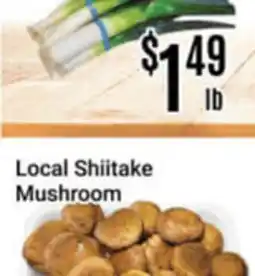 Nations Fresh Foods Local Shiitake Mushroom offer