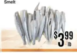 Nations Fresh Foods Smelt offer