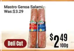 Nations Fresh Foods Mastro Genoa Salami offer