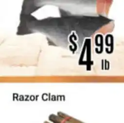 Nations Fresh Foods Razor Clam offer