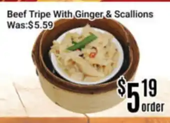 Nations Fresh Foods Beef Tripe With Ginger & Scallions offer