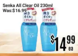 Nations Fresh Foods Senka All Clear Oil offer