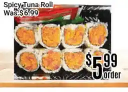 Nations Fresh Foods Spicy Tuna Roll offer