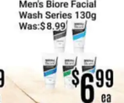 Nations Fresh Foods Men's Biore Facial Wash Series offer