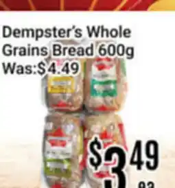 Nations Fresh Foods Dempster's Whole Grains Bread offer