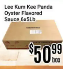 Nations Fresh Foods Lee Kum Kee Panda Oyster Flavored Sauce 6x5Lb offer