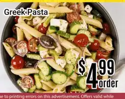 Nations Fresh Foods Greek Pasta offer