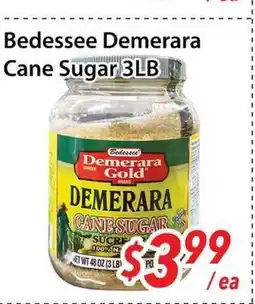 Bestco Food Mart Bedessee Demerara Cane Sugar 3LB offer