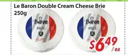 Bestco Food Mart Le Baron Double Cream Cheese Brie offer