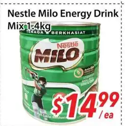 Bestco Food Mart Nestle Milo Energy Drink offer