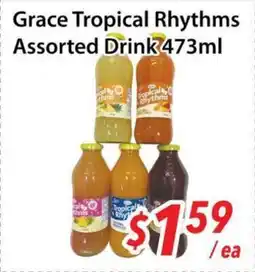 Bestco Food Mart Grace Tropical Rhythms Assorted Drink offer