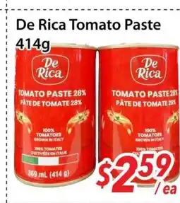 Bestco Food Mart De Rica Tomato Paste offer