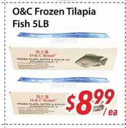 Bestco Food Mart O&C Frozen Tilapia Fish 5LB offer