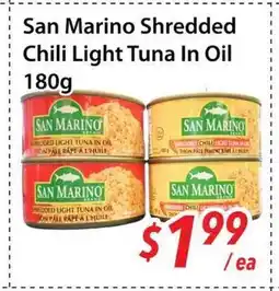 Bestco Food Mart San Marino Shredded Chili Light Tuna In Oil offer