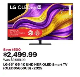 Best Buy LG 65 G5 4K UHD HDR OLED Smart TV (OLED65G5SUB) - 2025 offer