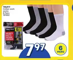 Rossy TRUFIT Cotton work socks offer