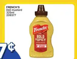 Rossy FRENCH'S Deli mustard offer