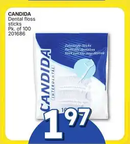 Rossy CANDIDA Dental floss sticks offer