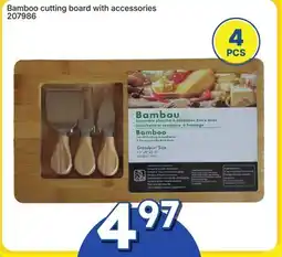 Rossy Bamboo cutting board with accessories offer