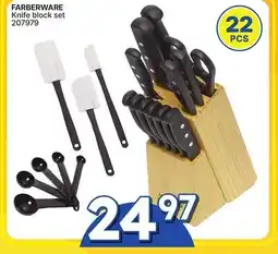 Rossy FARBERWARE Knife block set offer