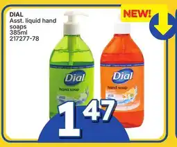 Rossy DIAL Asst. liquid hand soaps offer