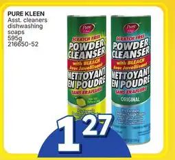 Rossy PURE KLEEN Asst. cleaners dishwashing soaps offer