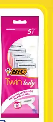 Rossy BIC TWIN LADY Disposable razors Pk. of 5 offer