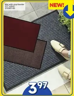 Rossy Mat with vinyl border offer