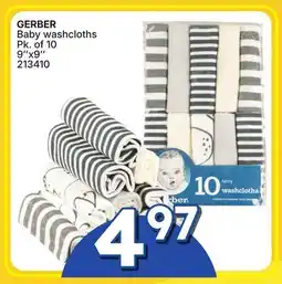 Rossy GERBER Baby washcloths offer