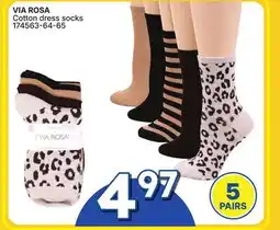 Rossy VIA ROSA Cotton dress socks offer