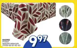 Rossy MADRID Printed textured tablecloth offer