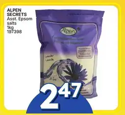 Rossy ALPEN SECRETS Asst. Epsom salts offer