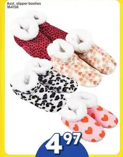 Rossy Asst. slipper booties offer