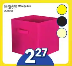 Rossy Collapsible storage bin offer