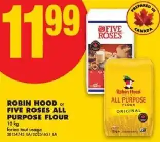 Robin hood or five roses all purpose flour
