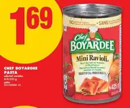 No Frills Chef boyardee pasta offer