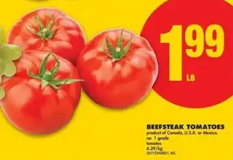 No Frills Beefsteak tomatoes offer