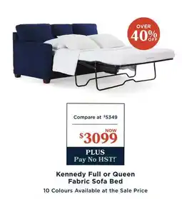 La Z Boy Kennedy Full or Queen Fabric Sofa Bed offer