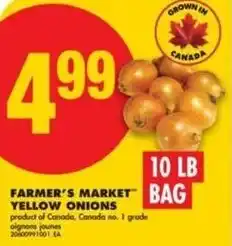 No Frills Farmer's market bag yellow onions offer