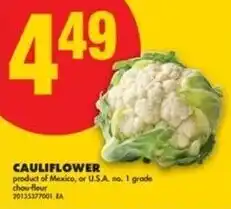 No Frills Cauliflower offer