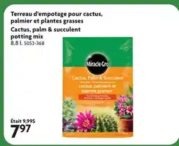 Home Hardware MIRACLE-GRO Cactus, Palm & Succulent Potting Mix offer