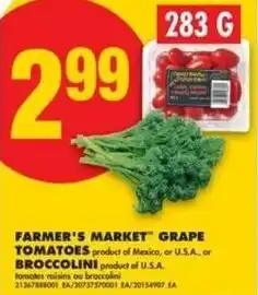 No Frills Farmer's market grape tomatoes offer